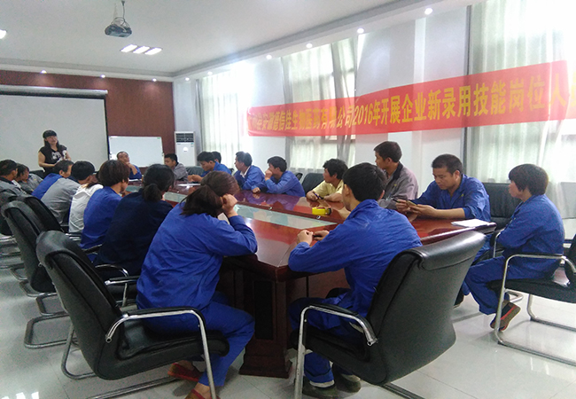 Our company carried out an evaluation of training program for new skills job employees